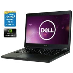 Ультрабук Б-класс Dell Latitude 5480 / 14" (1920x1080) IPS / Intel Core i7-7820HQ (4 (8) ядра по 2.9 - 3.9 GHz) / 8 GB DDR4 / 128 GB SSD M.2 / nVidia GeForce 930MX, 2 GB DDR3, 64-bit / WebCam