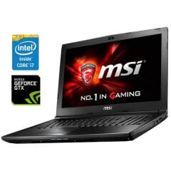 Ігровий ноутбук MSI GL62 6QF / 15.6" (1920x1080) TN / Intel Core i7-6700HQ (4 (8) ядра по 2.6 - 3.5 GHz) / 16 GB DDR4 / 500 GB SSD / nVidia GeForce GTX 960M, 2 GB GDDR5, 128-bit / WebCam / Win 10 Pro