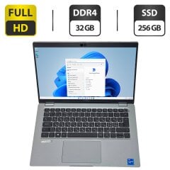 Ультрабук Dell Latitude 5420 / 14" (1920x1080) IPS / Intel Core i5-1145G7 (4 (8) ядра по 4.4 GHz) / 32 GB DDR4 / 256 GB SSD / Intel Iris Xe Graphics / WebCam / Windows 11 Pro