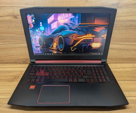 Игровой ноутбук Acer Nitro 5 AN515-42 / 15.6" (1920x1080) IPS / AMD Ryzen 5-2500U (4 (8) ядра по 2.0 - 3.6 GHz) / 16 GB DDR4 / 500 GB SSD / AMD Radeon RX 560X, 4 GB GDDR5, 128-bit / WebCam / Windows 10