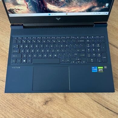 Ігровий ноутбук Б-клас HP Victus 16-d0023dx / 16.1" (1920x1080) IPS / Intel Core i5-11400H (6 (12) ядер по 2.2 - 4.5 GHz) / 8 GB DDR4 / 256 GB SSD / nVidia GeForce RTX 3050, 4 GB GDDR6, 128-bit / WebCam