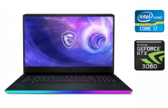 Ігровий ноутбук Б-клас MSI MS-17K3 / 17.3" (1920x1080) IPS / Intel Core i7-11800H (8 (16) ядер по 2.3 - 4.6 GHz) / 32 GB DDR4 / 2000 GB SSD + 1000 GB SSD / nVidia GeForce RTX 3060, 6 GB GDDR6, 192-bit / WebCam / Windows 10