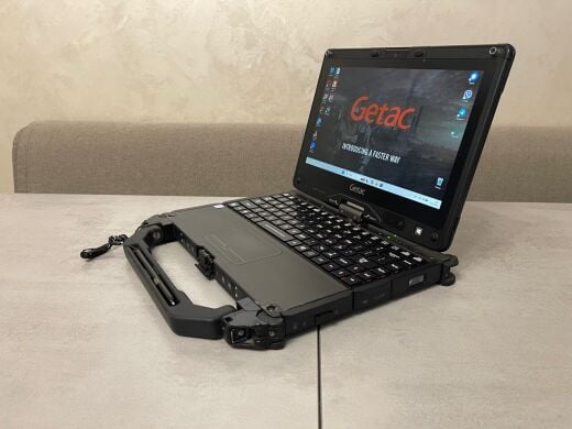 Защищенный нетбук-трансформер Getac V110 G3 / 11.6" (1366x768) IPS Touch / Intel Core i5-6300U (2 (4) ядра по 2.4 - 3.0 GHz) / 16 GB DDR4 / 128 GB SSD / Intel HD Graphics 520 / WebCam / Fingerprint / Две батареи