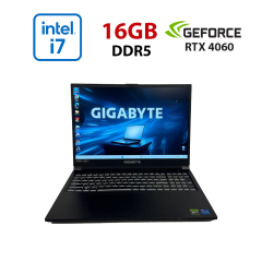 Ігровий ноутбук Б-клас Gigabyte G6 KF / 16" (1920x1200) IPS / Intel Core i7-13620H (10 (16) ядер по 3.6 - 4.9 GHz) / 16 GB DDR5 / 1000 GB SSD / nVidia GeForce RTX 4060, 8 GB GDDR6, 128-bit / WebCam