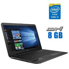 Ноутбук HP 17-x116dx / 17" (1600x900) TN / Intel Core i5-7200U (2 (4) ядра по 2.5 - 3.1 GHz) / 8 GB DDR4 / 512 GB SSD / Intel HD Graphics 620 / WebCam / Win 10 Home