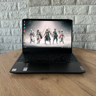 Игровой ноутбук Lenovo Ideapad Gaming 3 15IMH05 / 15.6" (1920x1080) IPS / Intel Core i5-10300H (4 (8) ядра по 2.5 - 4.5 GHz) / 16 GB DDR4 / 128 GB SSD + 1000 GB HDD / nVidia GeForce GTX 1650, 4GB GDDR6, 128-bit / WebCam Игровой ноутбук Lenovo Ideapad Gaming 3 15IMH05 / 15.6" (1920x1080) IPS / Intel Core i5-10300H (4 (8) ядра по 2.5 - 4.5 GHz) / 16 GB DDR4 / 128 GB SSD + 1000 GB HDD / nVidia GeForce GTX 1650, 4GB GDDR6, 128-bit / WebCam