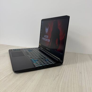 Игровой ноутбук Б-класс Acer Predator Triton 300 PT315-52 / 15.6" (1920x1080) IPS / Intel Core i7-10750H (6 (12) ядер по 2.6 - 5.0 GHz) / 32 GB DDR4 / 1000 GB SSD NVMe / nVidia GeForce RTX 2070 Max-Q, 8 GB GDDR6, 256-bit / WebCam