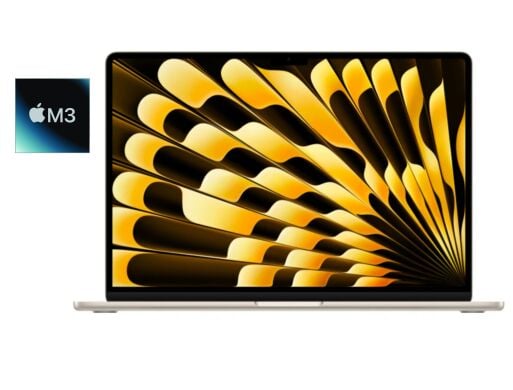 Ультрабук Б-клас Apple MacBook Air 15 M3 A3114 2024 / 15.3" (2880x1864) IPS / Apple M3 (8 ядер по 2.7 - 4.1 GHz) / 8 GB DDR5 / 256 GB SSD / Apple M3 Graphics / WebCam / MacOS