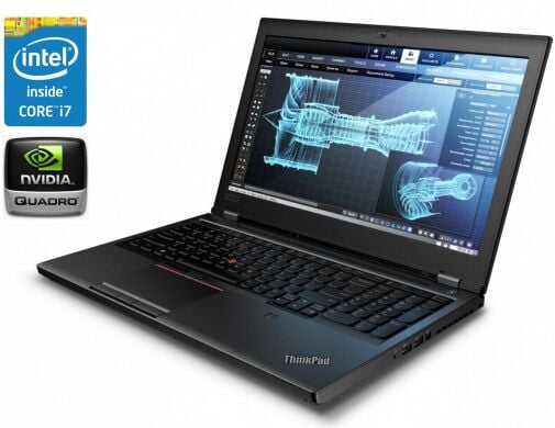 Мобильная рабочая станция Lenovo ThinkPad P53 / 15.6" (1920x1080) IPS / Intel Core i7-9850H (6 (12) ядер по 2.6 - 4.6 GHz) / 64 GB DDR4 / 512 GB SSD M.2 / nVidia Quadro RTX 3000, 6 GB GDDR6, 192-bit / WebCam
