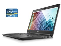 Ультрабук Dell Latitude 5491 / 14" (1920x1080) IPS Touch / Intel Core i5-8300H (4 (8) ядра по 2.3 - 4.0 GHz) / 16 GB DDR4 / 512 GB SSD / Intel UHD Graphics 630 / WebCam / Windows 10