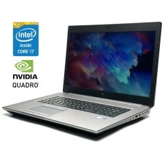 Мобільна робоча станція HP ZBook 17 G5 / 17.3" (1920x1080) IPS / Intel Core i7-8750H (6 (12) ядер по 2.2 - 4.1 GHz) / 16 GB DDR4 / 512 GB SSD / nVidia Quadro P3200, 6 GB GDDR5, 192-bit / WebCam / Win 10 Pro