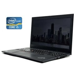 Ультрабук Б-класс Lenovo ThinkPad L590 / 15.6" (1920x1080) IPS / Intel Core i5-8265U (4 (8) ядра по 1.6 - 3.9 GHz) / 16 GB DDR4 / 256 GB SSD / Intel UHD Graphics 620 / WebCam / Win 10 Pro