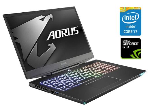Игровой ноутбук Gigabyte Aorus 15-SA / 15.6" (1920x1080) IPS / Intel Core i7-9750H (6 (12) ядер по 2.6 - 4.5 GHz) / 16 GB DDR4 / 1000 GB SSD / nVidia GeForce GTX 1660 Ti, 6 GB GDDR6, 192-bit / WebCam