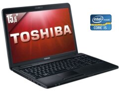 Ноутбук Toshiba Satellite C660 / 15.6" (1366x768) TN / Intel Core i5-2450M (2 (4) ядра по 2.5 - 3.1 GHz) / 8 GB DDR3 / 240 GB SSD / Intel HD Graphics 3000 / WebCam / DVD-RW / Win 10 Pro 