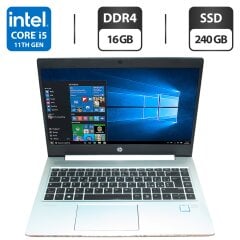 Ультрабук HP ProBook 440 G8 / 14" (1920x1080) IPS / Intel Core i5-1135G7 (4 (8) ядра по 2.4 - 4.2 GHz) / 16 GB DDR4 / 240 GB SSD / Intel UHD Graphics / WebCam