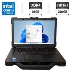 Защищенный ноутбук Б-класс Dell Latitude 5430 Rugged / 14" (1920x1080) IPS / Intel Core i5-1135G7 (4 (8) ядра по 4.2 GHz) / 16 GB DDR4 / 256 GB SSD M.2 / Intel Iris Xe Graphics / WebCam / Два АКБ