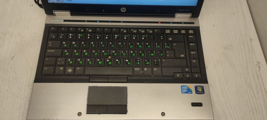 Ноутбук HP EliteBook 8440p / 14" (1600x900) TN / Intel Core i5-520M (2 (4) ядра по 2.4 - 2.93 GHz) / 4 GB DDR3 / 320 GB HDD / nVidia NVS 3100M, 512 MB GDDR3, 64-bit / WebCam / DVD-RW