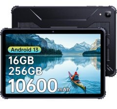 Захищений планшет Б-клас Cubot TAB KingKong Black / 10.1" (1920x1200) IPS Touch / MediaTek MT8788 (8 ядер по 2.0 GHz) / 8 GB DDR4 / 256 GB eMMC / ARM Mali-G72 MP3 / WebCam / Android 13