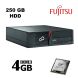 Fujitsu E700 SFF / Intel Core I5-2400 ( 4 ядра (4 потока) по 3.1 - 3.4 GHz) / 4GB DDR3 / 250GB HDD