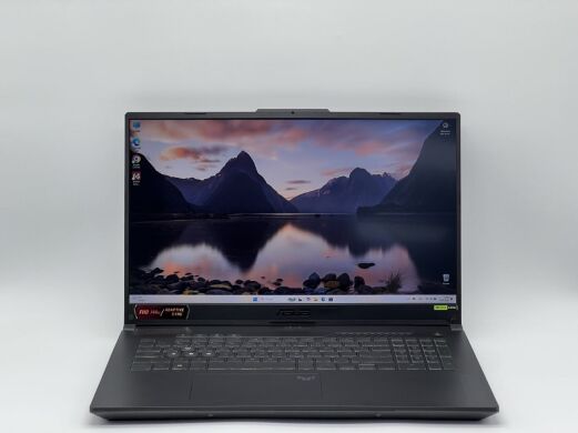 Ігровий ноутбук Asus TUF A17 FA707XU / 17.3" (1920x1080) IPS / AMD Ryzen 9 7940HS (8 (16) ядер по 4.0 - 5.2 GHz) / 32 GB DDR5 / 480 GB SSD / nVidia GeForce RTX 4050, 6 GB GDDR6, 96-bit / WebCam 
