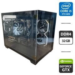 Ігровий ПК 1stPlayer BV6 Tower / Intel Core i5-9400 (6 ядер по 2.9 - 4.1 GHz) / 32 GB DDR4 / 256 GB SSD M.2 + 1000 GB SSD / nVidia GeForce GTX 1660 Super, 6 GB GDDR6, 192-bit / 500W