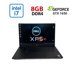 Ігровий ультрабук Dell XPS 15 7590 / 15.6" (1920x1080) IPS / Intel Core i7-9750H (6 (12) ядер по 2.6 - 4.5 GHz) / 8 GB DDR4 / 256 GB SSD NVMe / nVidia GeForce GTX 1650, 4 GB GDDR5, 128-bit / WebCam