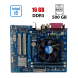 Комплект: Материнская плата Gigabyte GA-H61M-S2PV / Intel Core i5-2500 (4 ядра по 3.3 - 3.7 GHz) / Socket LGA 1150 / 16 GB DDR3 / 500 GB HDD / кулер купить