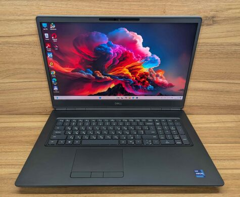Мобільна робоча станція Dell Precision 7760 / 17.3" (3840x2160) IPS / Intel Xeon W-11855M (6 (12) ядер по 3.2 - 4.9 GHz) / 32 GB DDR4 / 512 GB SSD / nVidia RTX A4000, 8 GB GDDR6, 256-bit / WebCam / HDMI / Windows 11