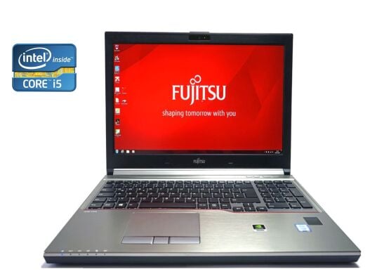 Мобильная рабочая станция Fujitsu Celsius H760 / 15.6" (1920x1080) IPS / Intel Core i5-6440HQ (4 ядра по 2.6 - 3.5 GHz) / 16 GB DDR4 / 512 GB SSD / nVidia Quadro M600, 2 GB DDR5, 128-bit / WebCam / Win 10 Pro