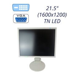 Монітор Eizo FLEXSCAN S2100 / 21.5" (1600x1200) TN LED / 1x DVI, 1x VGA / вбудовані колонки (2х 0.5W)