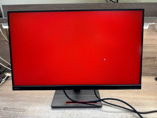 Монітор Lenovo ThinkVision T27i-10 / 27" (1920x1080) IPS / DisplayPort, HDMI, VGA, USB 3.0 / VESA 100x100 Монітор Lenovo ThinkVision T27i-10 / 27" (1920x1080) IPS / DisplayPort, HDMI, VGA, USB 3.0 / VESA 100x100