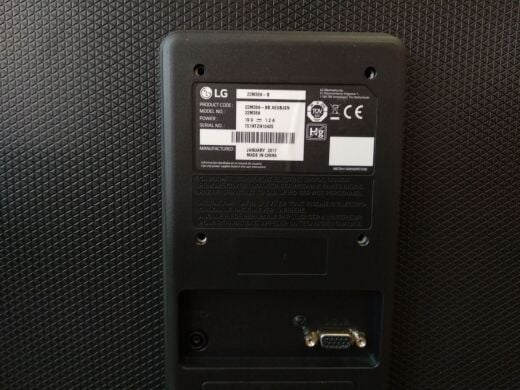 Монитор LG 22M38A-B / 21.5" (1920x1080) TN / VGA / VESA 75x75