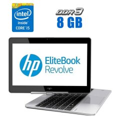 Нетбук Б-класс HP EliteBook Revolve 810 G1 / 11.6" (1366x768) IPS Touch / Intel Core i5-3437U (2 (4) ядра по 1.9 - 2.9 GHz) / 8 GB DDR3 / 256 GB SSD / Intel HD Graphics 4000 / WebCam