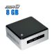 Неттоп Intel NUC 5 USFF / Intel Core i3-5010U (2 (4) ядра по 2.1 GHz) / 8 GB DDR3 / 240 GB SSD / Intel HD Graphics 5500 / WiFi / Bluetooth + перехідник miniDP-VGA  купити