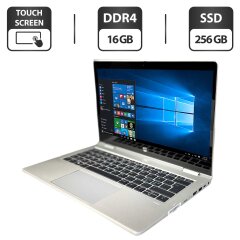 Ноутбук-трансформер HP ProBook x360 435 G8 / 13.3" (1920x1080) IPS Touch / AMD Ryzen 7 5800U (8 (16) ядра по 1.9 - 4.4 GHz) / 16 GB DDR4 / 256 GB SSD / AMD Radeon Graphics / WebCam