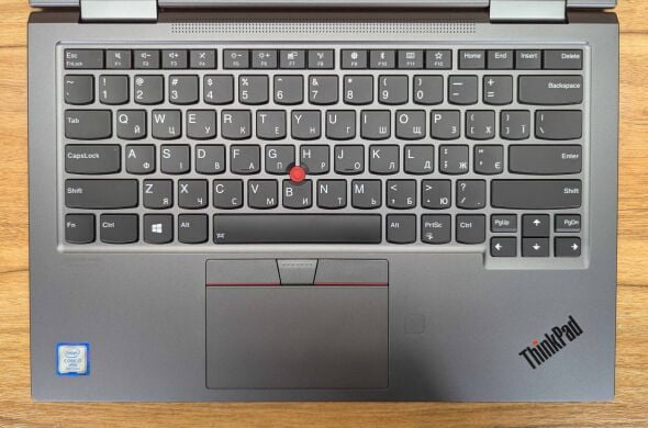 Ноутбук-трансформер Lenovo ThinkPad x1 Yoga 4 th / 14" (2560x1440) IPS Touch / Intel Core i7-8665U (4 (8) ядра по 1.9 - 4.8 GHz) / 16 GB DDR3 / 512 GB SSD / Intel UHD Graphics / WebCam / TouchID / Windows 10