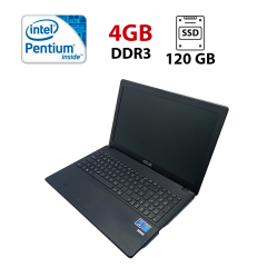Ноутбук Asus X551 / 15.6" (1366x768) TN / Intel Pentium N3530 (4 ядра по 2.16 - 2.58 GHz) / 4 GB DDR3 / 120 GB SSD / Intel HD Graphics / WebCam