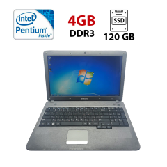 Ноутбук Б-класс Samsung R530 / 15.6" (1366x768) TN / Intel Pentium T4500 (2 ядра по 2.0 GHz) / 4 GB DDR3 / 120 GB SSD / Intel HD Graphics / WebCam