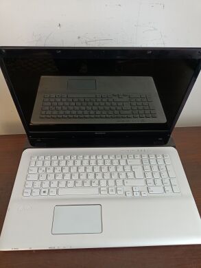 Ноутбук Б-класс Sony VaIO SVE171G / 15.6" (1366x768) TN / Intel Pentium 2020M (2 ядра по 2.4 GHz) / 8 GB DDR3 / 128 GB SSD / Intel HD Graphics 2500 / WebCam / DVD-ROM / VGA