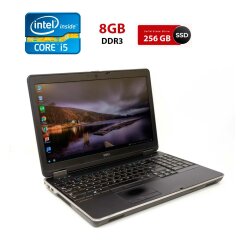 Ноутбук Dell Latitude E6540 / 15.6" (1920x1080) TN / Intel Core i5-4310M (2 (4) ядра по 2.7 - 3.4 GHz) / 8 GB DDR3 / 256 GB SSD / Intel HD Graphic 4600 / WebCam