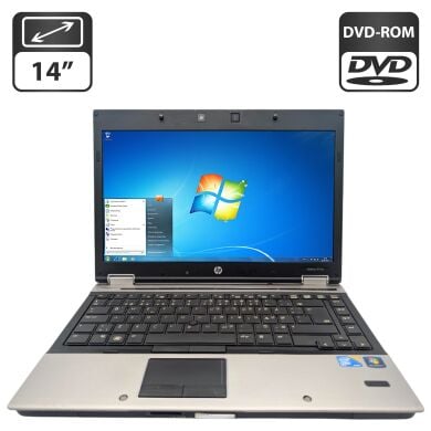 Ноутбук HP EliteBook 8440p / 14" (1366x768) TN / Intel Core i5-520M (2 (4) ядра по 2.4 - 2.93 GHz) / 8 GB DDR3 / 320 GB HDD / Intel HD Graphics / WebCam / DVD-ROM / АКБ не держит