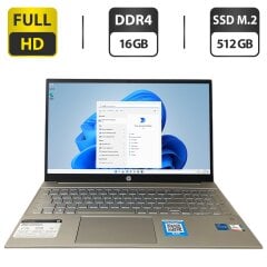 Ультрабук HP Pavilion 15-eg0050wm / 15.6" (1920x1080) IPS Touch / Intel Core i5-1135G7 (4 (8) ядра по 4.2 GHz) / 16 GB DDR4 / 512 GB SSD M.2 / Intel Iris Xe Graphics / WebCam