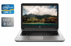 Ноутбук HP ProBook 640 G1 / 14" (1366x768) TN / Intel Core i5-4300M (2 (4) ядра по 2.6 - 3.3 GHz) / 8 GB DDR3 / 240 GB SSD / Intel HD Graphic 4600 / Fingerprint / WebCam / Windows 10