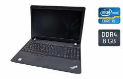 Ноутбук Lenovo ThinkPad E570 / 15.6" (1366x768) TN / Intel Core i5-7200U (2 (4) ядра по 2.5 - 3.1 GHz) / 8 GB DDR4 / 240 GB SSD / Intel HD Graphics 620 / WebCam / TouchID / Windows 10