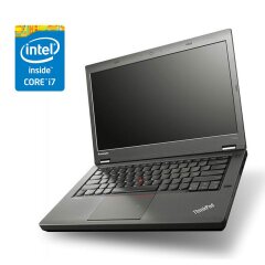 Ноутбук Lenovo ThinkPad T440p / 14" (1366x768) TN / Intel Core i7-4900MQ (4 (8) ядра по 2.8 - 3.8 GHz) / 16 GB DDR3 / 256 GB SSD / Intel HD Graphics 4600 / WebCam / Windows 10