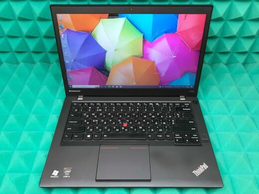 Ноутбук Lenovo ThinkPad T440s / 14" (1600x900) TN / Intel Core i5-4200U (2 (4) ядра по 1.6 - 2.6 GHz) / 8 GB DDR3 / 128 GB SSD / Intel HD Graphics 4400 / WebCam / USB 3.0 / miniDP / Windows 10 лицензия