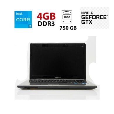 Ноутбук Medion Akoya P7624 / 17.3" (1600x900) TN / Intel Core i5-2450M (2 (4) ядра по 2.5 - 3.1 GHz) / 4 GB DDR3 / 750 GB HDD / nVidia GeForce GT 630M, 1 GB DDR3, 128-bit / WebCam / Без АКБ