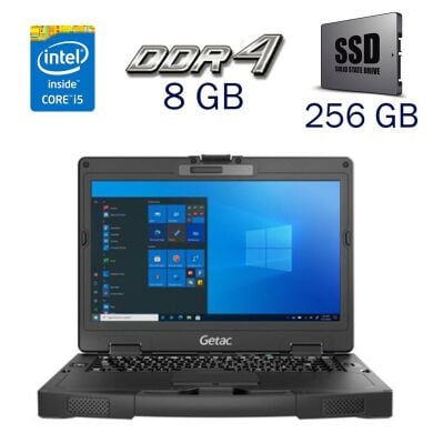 Новый защищенный ноутбук Getac S410 G4 / 14" (1366x768) IPS Touch / Intel Core i5-1135G7 (4 (8) ядра по 2.4 - 4.2 GHz) / 8 GB DDR4 / 256 GB SSD / Intel Iris Xe Graphics / WebCam Новый защищенный ноутбук Getac S410 G4 / 14" (1366x768) IPS Touch / Intel Core i5-1135G7 (4 (8) ядра по 2.4 - 4.2 GHz) / 8 GB DDR4 / 256 GB SSD / Intel Iris Xe Graphics / WebCam