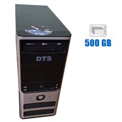 ПК Б-клас DTS Tower / Intel Pentium G4400 (2 ядра по 3.3 GHz) / 4 GB DDR4 / 500 GB HDD / Intel HD Graphics 510 / 500W / Win 10