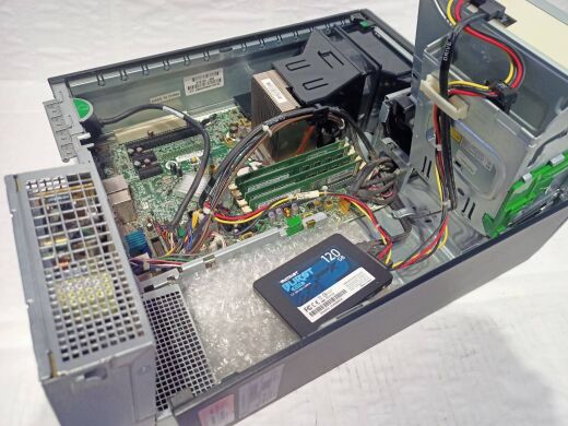 Компьютер HP Compaq Pro 6200 SFF / Intel Core i5-2500 (4 ядра по 3.3 - 3.7 GHz) / 8 GB DDR3 / 120 GB SSD / Intel HD Graphics 2000 / DP
